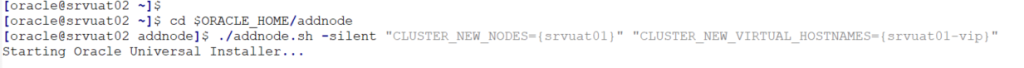 Añadir un nuevo nodo a un RAC en Oracle