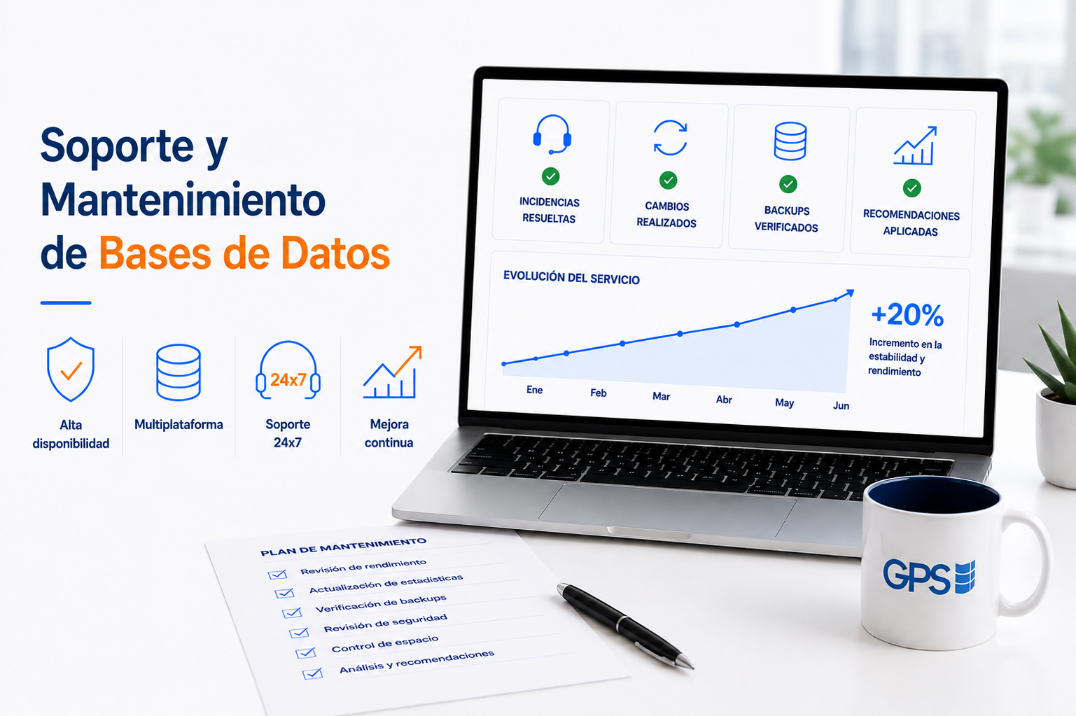 Caso de éxito de soporte y mantenimiento de bases de datos