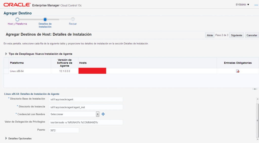 Cómo instalar o agregar agente