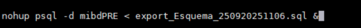 actualizar el entorno de desarrollo postgresql gpsos