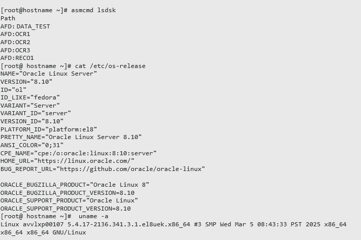 Cómo migrar Oracle ASMFD a ASMLib 3