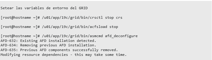 Cómo migrar Oracle ASMFD a ASMLib 3