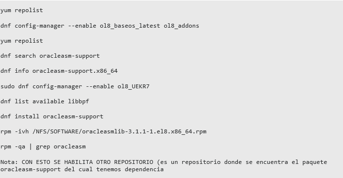 Cómo migrar Oracle ASMFD a ASMLib 3